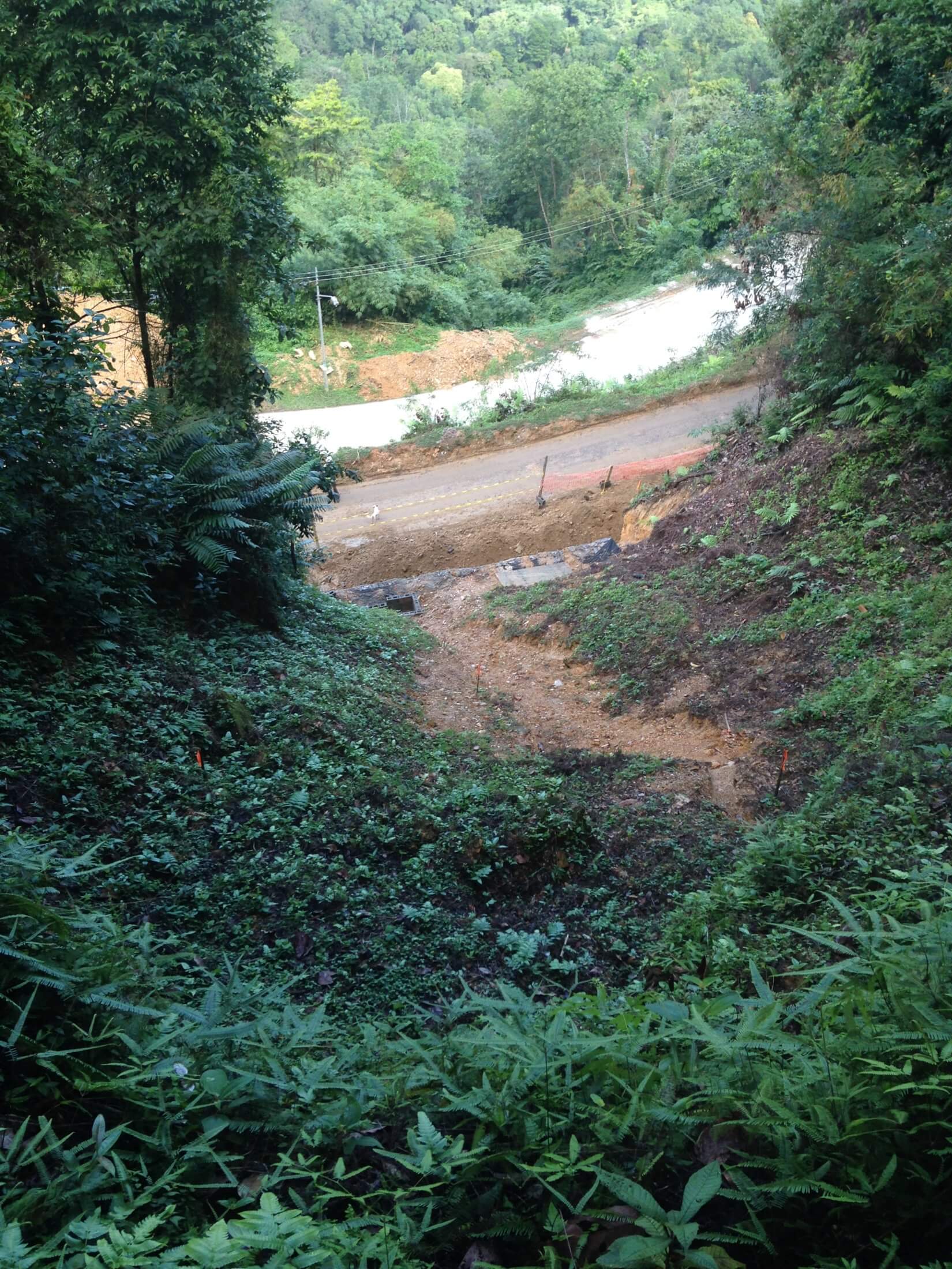 Arima Blanchisseuse Road Landslide 2
