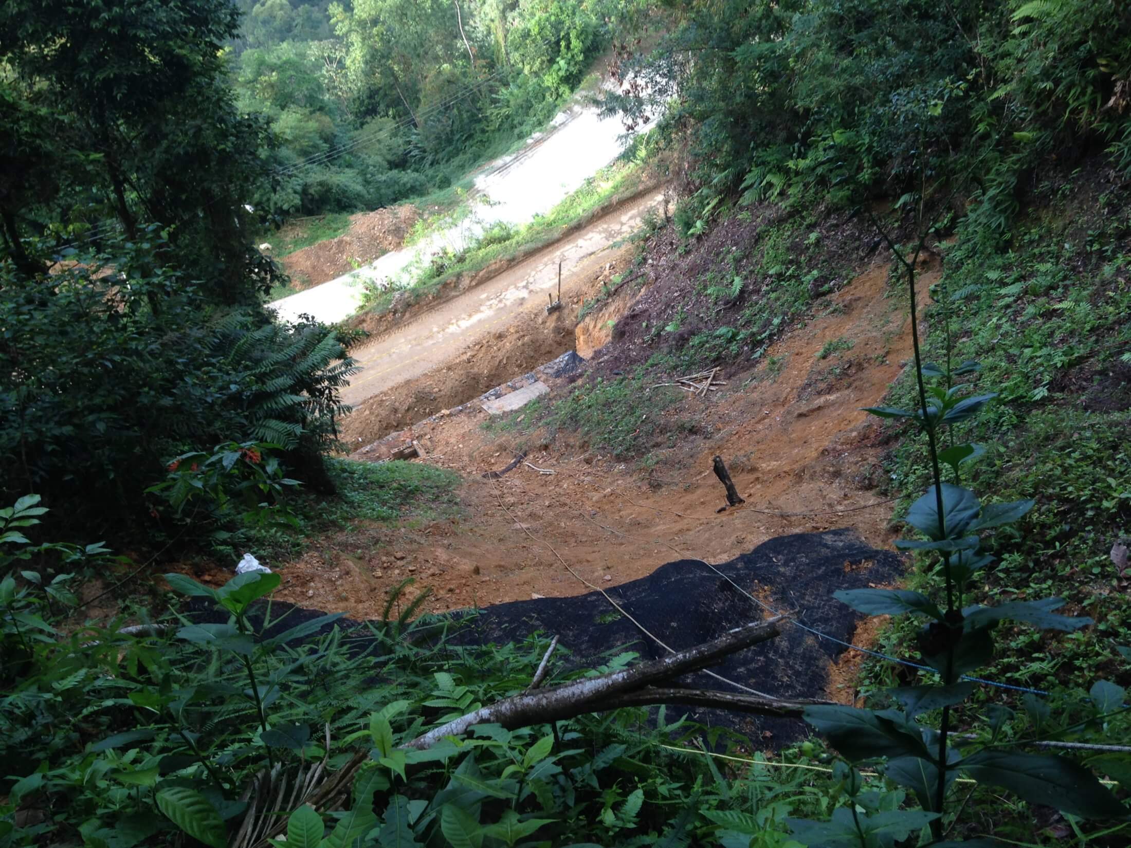 Arima Blanchisseuse Road Landslide 5